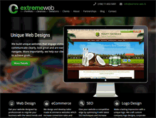 Tablet Screenshot of extremewebdesigners.com